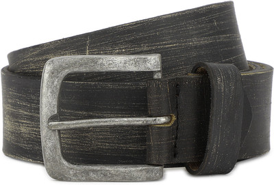 

Spykar Men Casual Grey Genuine Leather Belt, Charcoal