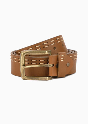 

Spykar Men Tan Genuine Leather Belt