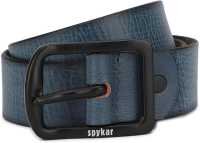 

Spykar Men Blue Genuine Leather Belt