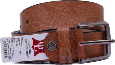 

HOMOKART Men & Women Brown Genuine Leather Belt