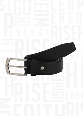 

Metronaut Men Black Genuine Leather Belt
