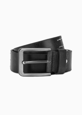 

Spykar Men Casual Black Genuine Leather Belt