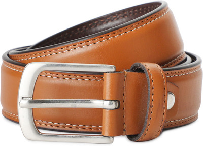 

Provogue Men Tan Genuine Leather Belt