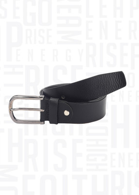 

Metronaut Men Black Genuine Leather Belt