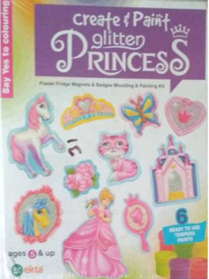 

skyler CREATE PAINT GLITTEN PRINCESS PAINTING KIT Board Game
