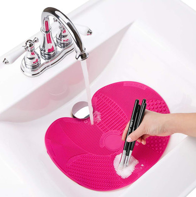 

House of Quirk Makeup Brush Cleaning Mat(Pack of 1)