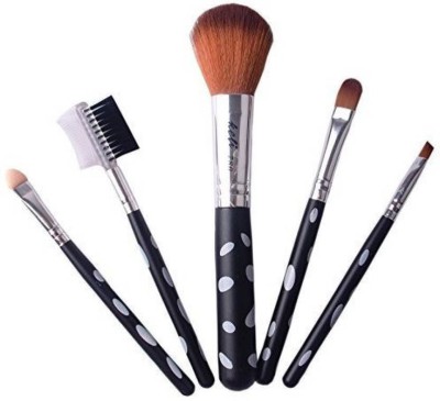 Bueno Professional Parlour Use Face Makeup Brush For Women And Girls, Make Up Blender, Home And Salon Use Makeup Brushes, Set Of 5, Pack Of 1(Pack of 5)