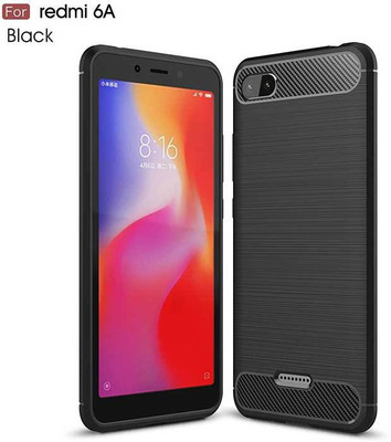 Spectacular Ace Back Cover for Mi Redmi 6A(Black, Dual Protection, Silicon)