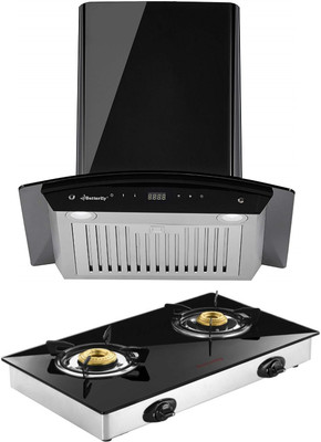 

Butterfly Matchless Plus 60 Jet 2 Burner Wall Mounted Chimney(Black 1100 CMH)