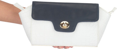 

Hidesign Casual White Clutch
