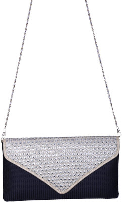 

Mahadev Exports Party Black Clutch