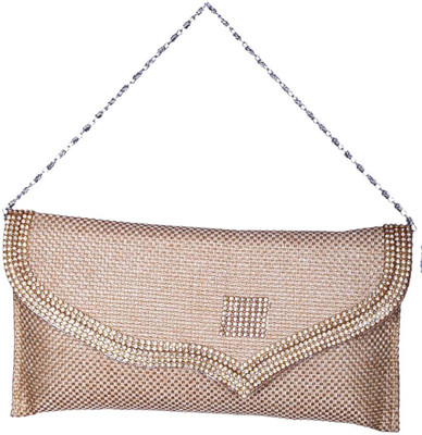 

Mahadev Exports Party Gold Clutch