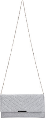 

Accessorize Casual Silver Clutch