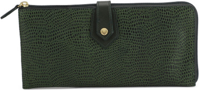 

Hidesign Casual Green Clutch