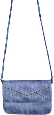 

Mahadev Exports Party Blue Clutch