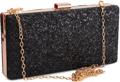 

E2O Party Black Clutch