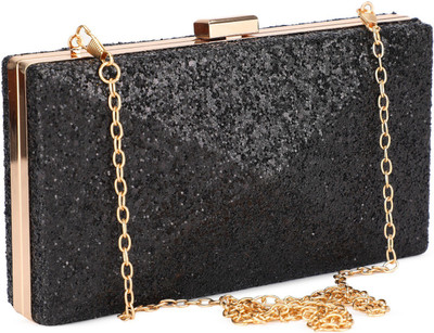 

E2O Party Black Clutch