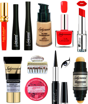 

Lady Fashion Bridal Makeup Kit 0410202044(Set of 11)