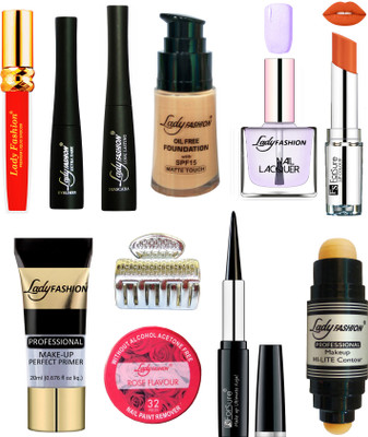 

Lady Fashion Bridal Makeup Kit 0410201921(Set of 11)