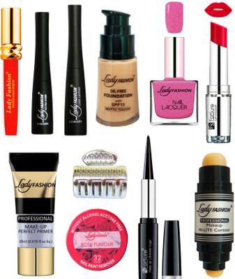 Lady Fashion Bridal Makeup Kit 0410202004(Set of 11)