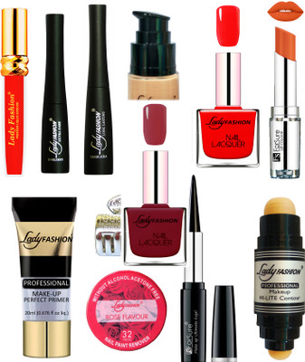 

Lady Fashion Bridal Makeup Kit 0410201901(Set of 11)