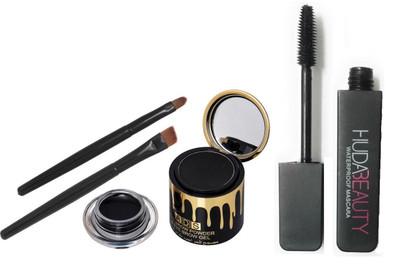 

ADS PRO EYE BROW POWDER & EYE BROW GEL 2 IN 1 WITH WATERPROOF EYE MASCARA PACK(Set of 1)