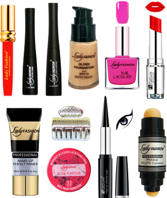 

Lady Fashion Bridal Makeup Kit 0410202018(Set of 11)