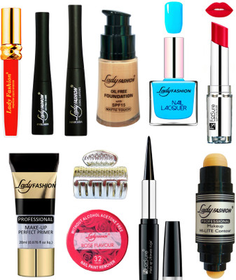 

Lady Fashion Bridal Makeup Kit 0410201995(Set of 11)