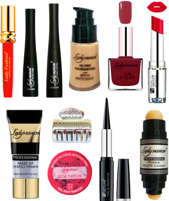 Lady Fashion Bridal Makeup Kit 0410201990(Set of 11)