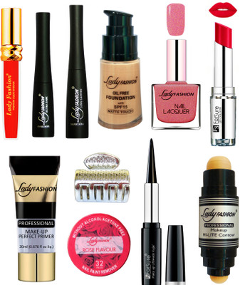 

Lady Fashion Bridal Makeup Kit 0410201997(Set of 11)