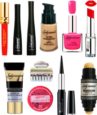 

Lady Fashion Bridal Makeup Kit 0410202030(Set of 11)