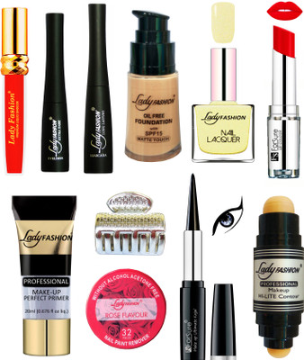 

Lady Fashion Bridal Makeup Kit 0410202046(Set of 11)