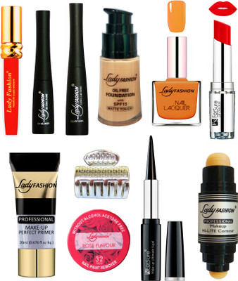 

Lady Fashion Bridal Makeup Kit 0410202024(Set of 11)
