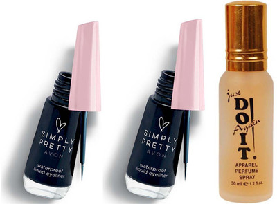 

Avon Anew two Simply Pretty Liquid Eyeliner 7.5g with one do it perfume 30 ml(Set of 3)