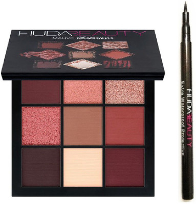 

Huda Beauty Liquid Mattee EYE PACK WITH MULTI COLORED EYE SHADOW WITH WATERPROOF EYE LINER PACK(Set of 2)
