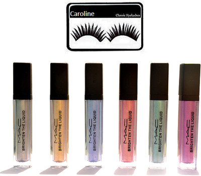 

caroline Eyelashes , Brighten The Liquid Pigment Pack Of 6(Set of 7)