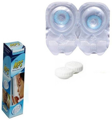 

jainfashion24 blue color lens Monthly Contact Lens(00, blue, Pack of 1)