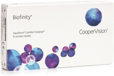 

CooperVision Biofinity Yearly Contact Lens(-2.25, Clear, Pack of 2)