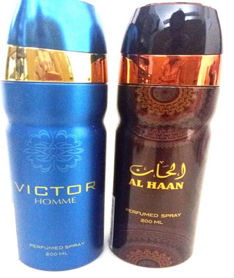 

ARQUS VICTOR AND AL HAAN Perfume Body Spray - For Men(400 ml, Pack of 2)