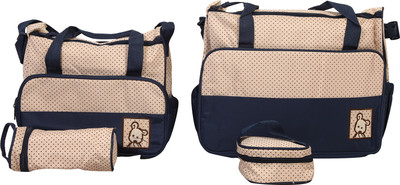 

Offspring Multifunction Mama Shoulder Diaper Bag Messenger Diaper Bag(Navy Blue, Beige), Beige;navy blue