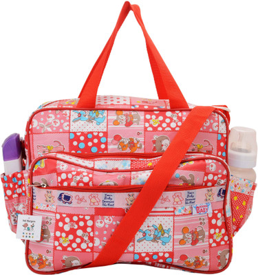 

Indi Bargain Travelling Bag, Kids Care Bag, Diaper Bag, Mamas Bag, Baby Carrier Bag Multipurpose Multipocket Bag(Red)