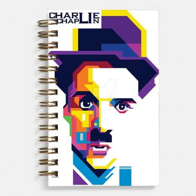 

Unique Indian Crafts A5 Diary(Charlie Chaplin, Multicolor)