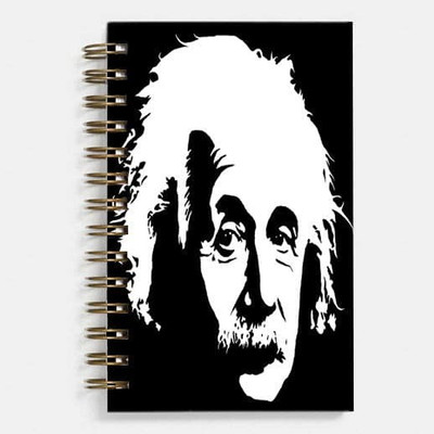 

Unique Indian Crafts A5 Diary(Albert Einstein, Multicolor)