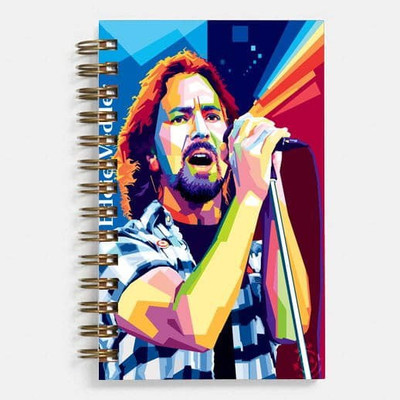 

Unique Indian Crafts A5 Diary(Eddie Vedder, Multicolor)
