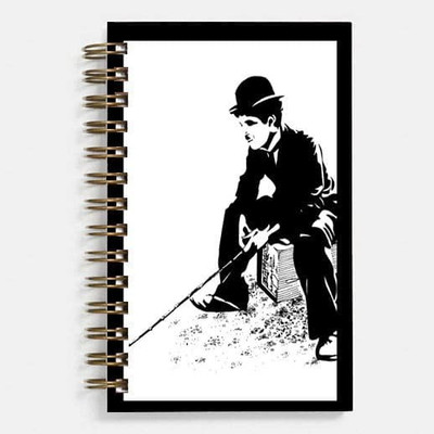 

Unique Indian Crafts A5 Diary(Charlie Chaplin, Multicolor)