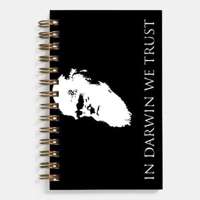 Unique Indian Crafts A5 Diary(Charles Darwin, Multicolor)