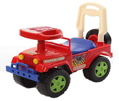 

Baybee Jeep Non Battery Operated Ride On(Red)