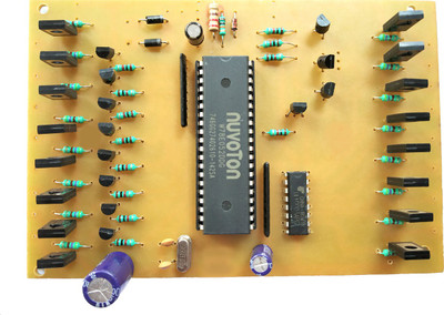 

ESP Micro Controller based led light blinking circuit, led chaser, with 16 jumble outputs Micro Controller Board, Multiple Actions for Decorative lights Electronic Components Electronic Hobby Kit