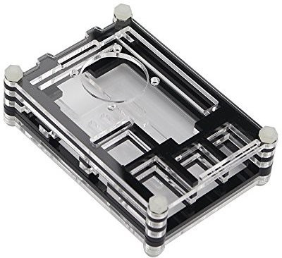 

REES52 Raspberry Pi 3 Acrylic Case 9 Layer Box Cover With Cooling Fan Hole Shell Shell Compatible Raspberry Pi 2/3 Miscellaneous Electronic Hobby Kit