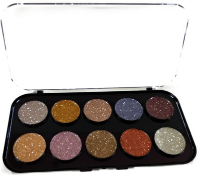 

huda 10 in 1 ORIGINAL GLITTER EYESHADOW PALETTE 20 g(Multicolor)